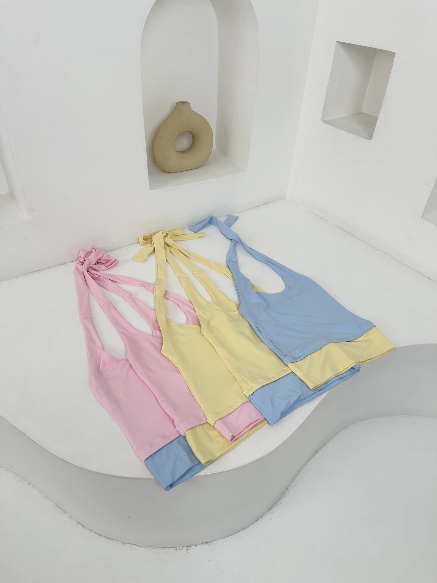 Halter Neck Two Tone, product view